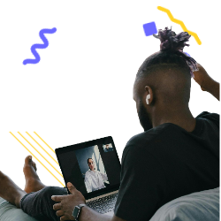 Learner Michael studying AR/VR Design